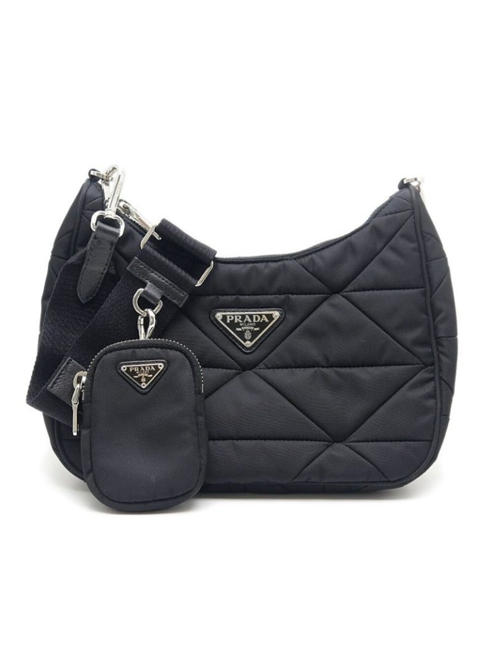 Prada Padded Re-Nylon Shoulder Bag